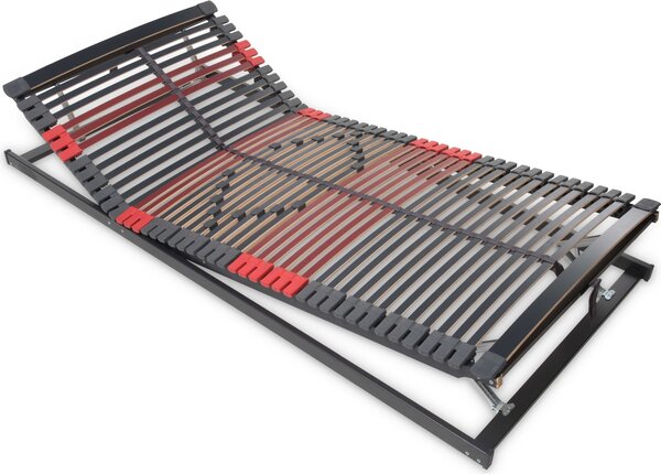 Betten-ABC Max Premium K+F Telaio a doghe a 7 zone con 44 doghe e regolazione di testa e piedi, dimensioni: 100x200