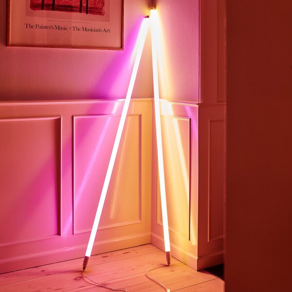 Lampade da tavolo HAY, Neon Tube, Bianco, Soggiorno, Plastica, Moderno