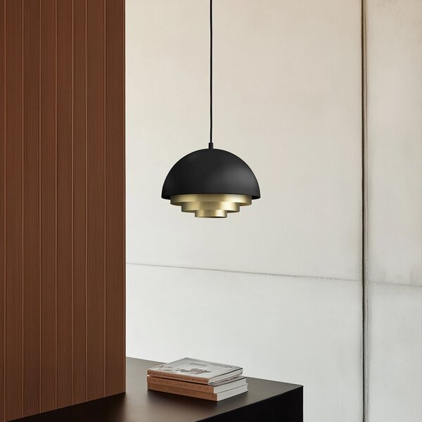 Lampada a sospensione Warm Nordic, Milieu Colour Mini, dimmerabile, Dorato / Ottone, Soggiorno, Metallo, Scandinavo