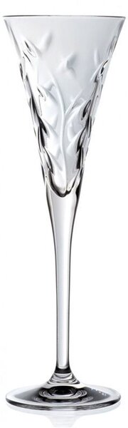 Calici champagne/spumante in cristallo con un design classico di ispirazione naturals, spendido elemento di arredo per la tua tavola adatto in ogni occasione