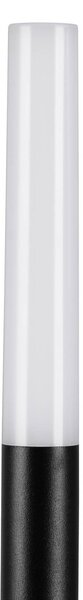 Reality Leuchten Lampada LED con picchetto STICK, nera, a 3 luci, IP44, spina STICK, Nero, Metallo, Moderno