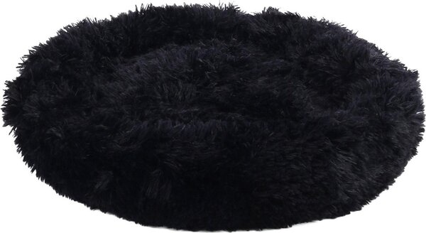 Cestino per fenicotteri Pacha rotondo nero, dimensioni: 55 x 12 x 37 cm