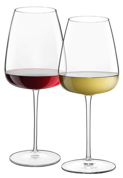 Bormioli Luigi Talismano Set 8 Calici Bordeaux Chardonnay Grand Cru In Vetro Cristallino