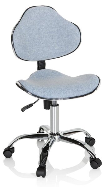Sedia da scrivania per bambini - Sedia girevole - Azzurro chiaro - 98 x 47 x 49 cm