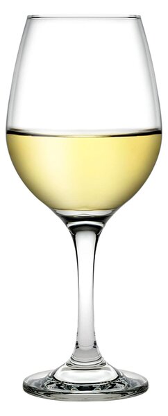 <p> White Wine Goblet of the Amber Line by Pasabahce, classic and never banal design, suitable for intensive use in catering or home use, made of very high quality glass, These goblets will give an extra touch to your table. / p>