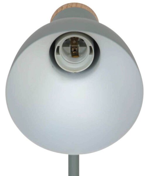 Nordlux Lampada da tavolo Devone, verde polvere, altezza 43 cm, metallo Devone, Verde, Cameretta, Metallo, Scandinavo, Lampada da tavolo