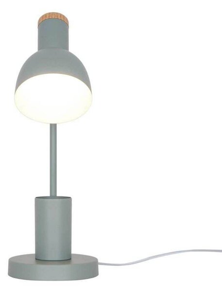 Nordlux Lampada da tavolo Devone, verde polvere, altezza 43 cm, metallo Devone, Verde, Cameretta, Metallo, Scandinavo, Lampada da tavolo