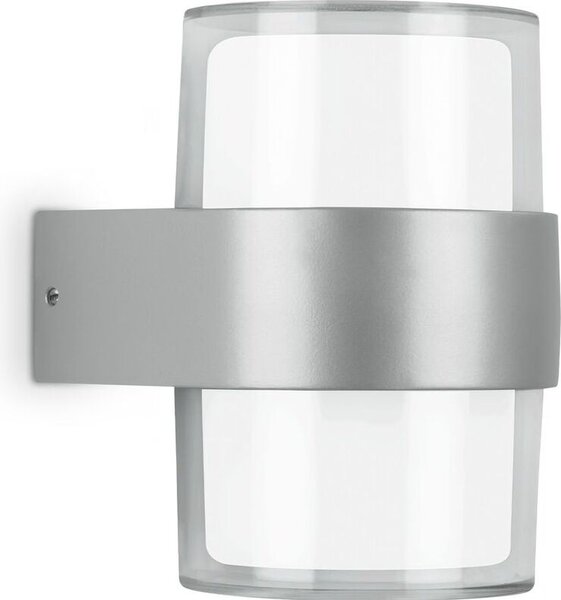 TELEFUNKEN - Lampada da esterno a LED IP44, Lampada da esterno a LED, 4000K bianco neutro, color argento, 130x95x105 mm (LxWxH)