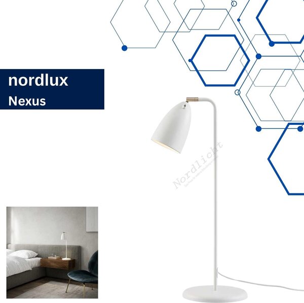 Lampada da tavolo NORDLUX Nexus, Variante: Ø 100 x 630 mm, bianco