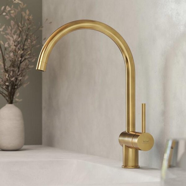 Miscelatore da cucina monocomando Kronenbach Lima Classic con erogatore alto e girevole