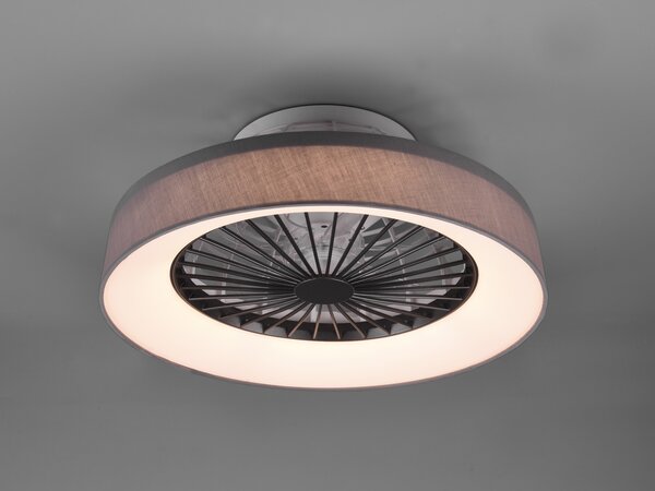 Ventilatore da soffitto con luce LED FARSUND R62662111 grigio Pilot