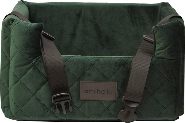 Seggiolino auto per cani Cestino auto per cani Seggiolino auto Velvet Green M