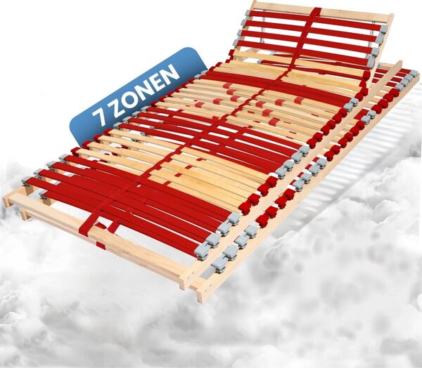 Coemo, set da 2 doghe RUBY K 80×200 cm, 7 zone, 28 doghe, testiera regolabile