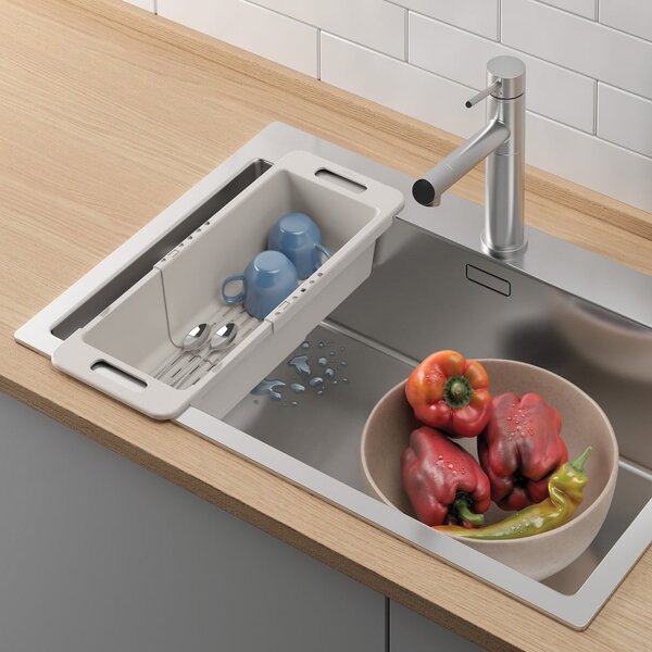 Colino allungabile per lavello in plastica Drainflex – Metaltex