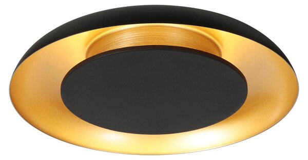 Plafoniera - nero - Golden Veil - plastica metallo - Ø 40cm - LED - 4331ZW - Steinhauer