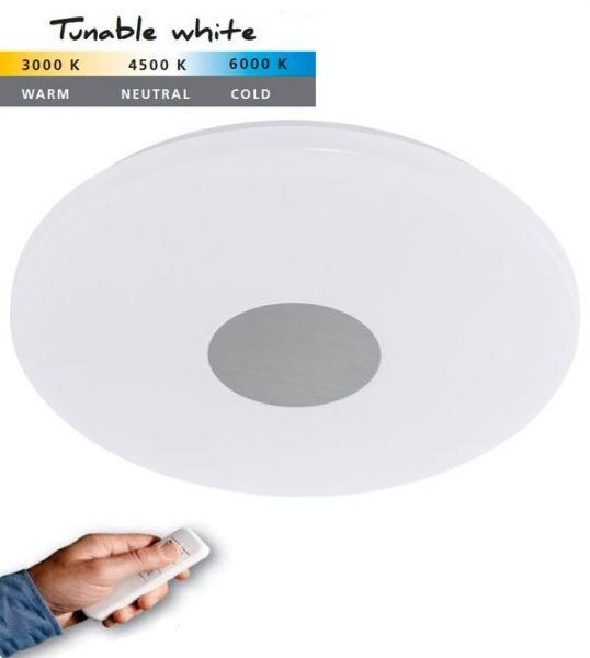 Plafoniera a LED, dimmerabile, telecomando D 37,5 cm