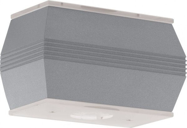 Applique a LED, resistente alle intemperie, vetro smerigliato, trasparente, L 18 cm