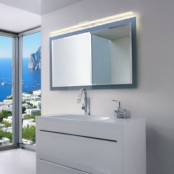 Applique led redo group barrio led 3000k 3312lm ip44 120cm lampada parete monoemissione bagno specchio - Redo Group