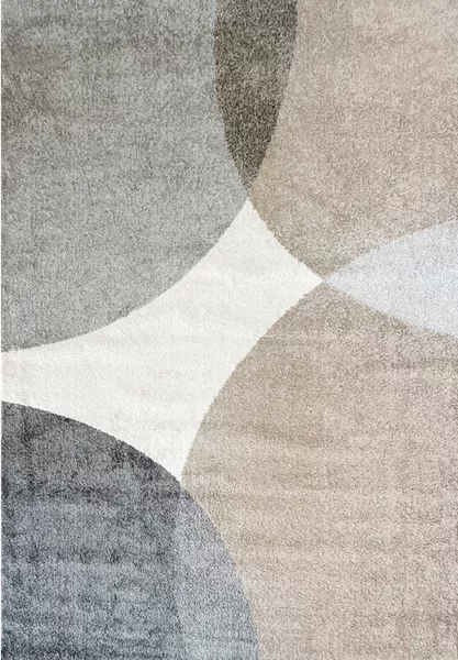 Tappeto arredo moderno New 05 design geometrico cerchio 60x100