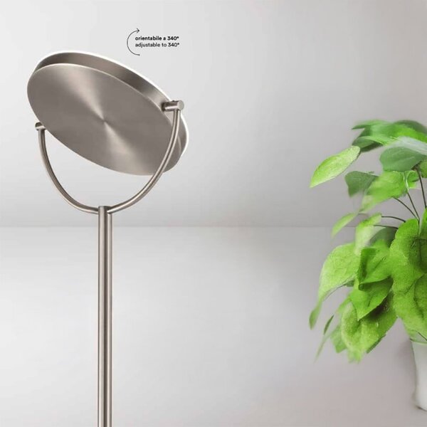 Piantana moderna led perenz plato 8412 gm lc led 3000k 2968lm dimmerabile orientabile - Perenz