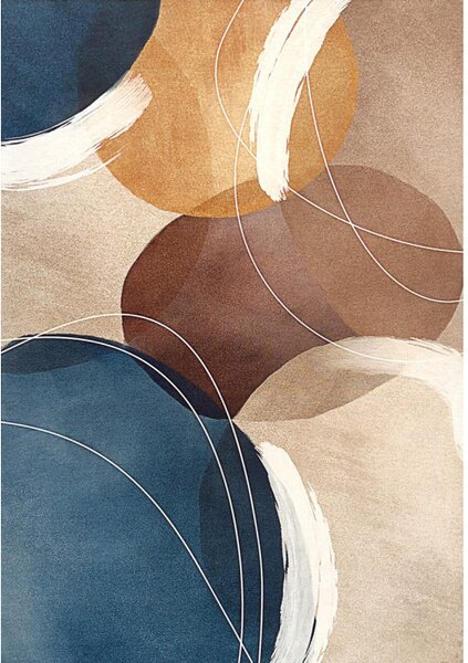 Tappeto moderno con forme geometriche Luna 02 60x120