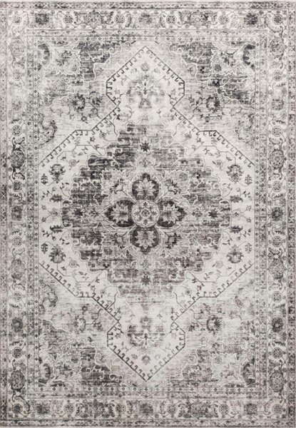 Tappeto arredo classico 100% poliestere con stampa ad alta definizione Kashan 6010 80x150