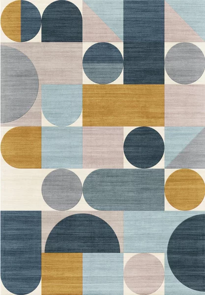 Tappeto moderno con forme geometriche Luna 01 60x120