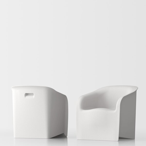 Poltrona "Lady" - Design che Unisce Comfort, Stile e Carattere – Bianco Opaco