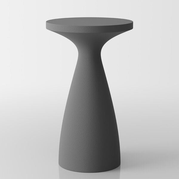 Tavolo Alto Drink in Polietilene – Grigio Opaco - Design Moderno per Bistrot e Locali