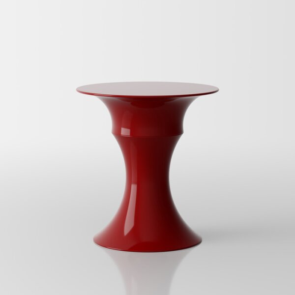 Tavolino Componibile "Olimpo" - Design by Servetto – Rosso laccato lucido