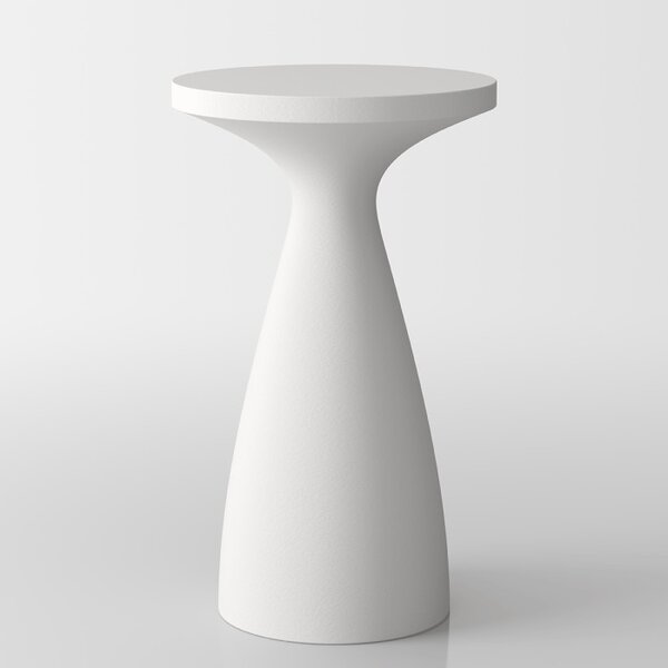 Tavolo Alto Drink in Polietilene – Bianco Opaco - Design Moderno per Bistrot e Locali