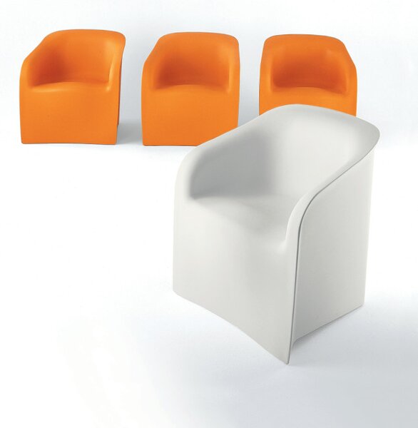 Poltrona "Lady" - Design che Unisce Comfort, Stile e Carattere – Bianco Opaco