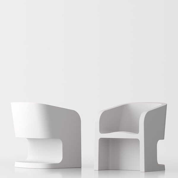 Poltrona "Michelle" - Design by Servetto – Bianco Opaco