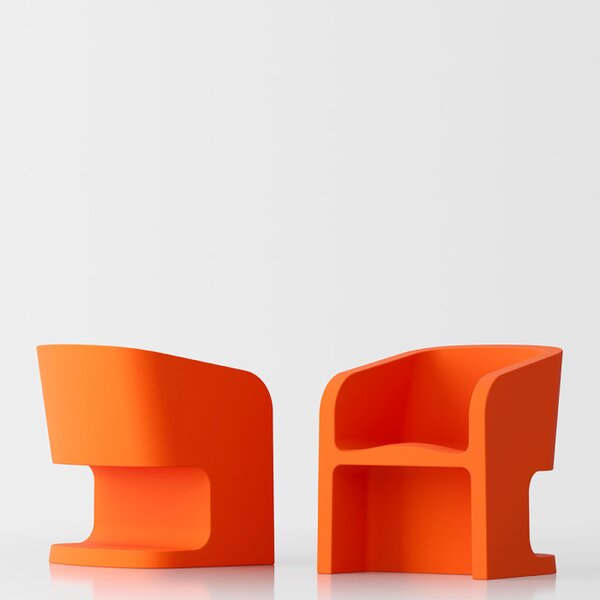 Poltrona "Michelle" - Design by Servetto – Arancio Opaco
