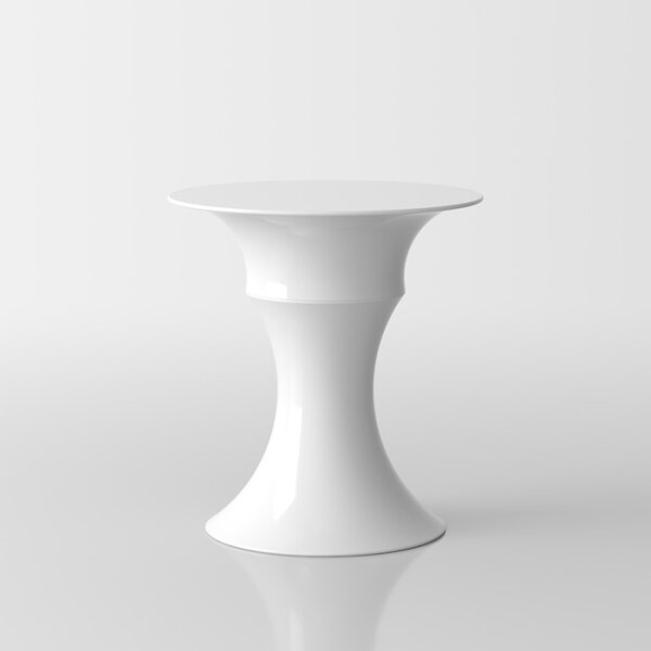 Tavolino Componibile "Olimpo" - Design by Servetto – Bianco laccato lucido