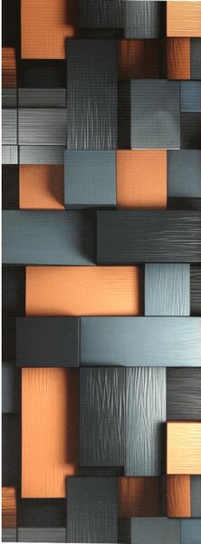 Passatoia Cucina Design Geometrico Effetto Tridimensionale h. 52 cm 1,5 mt
