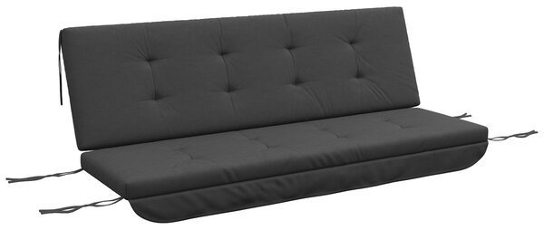 Outsunny Cuscino per Seduta Cuscino per Hollywoodschaukel 170 x 100 x 8cm Grigio Scuro