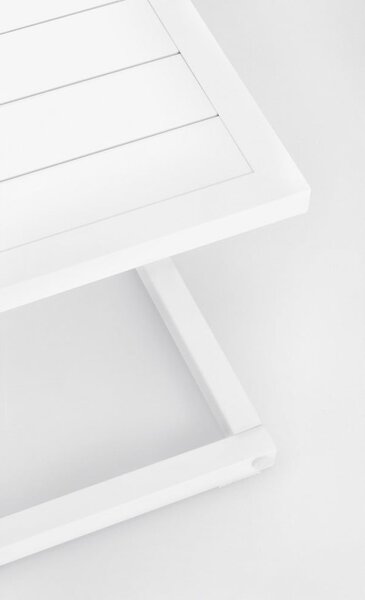 Tavolino da giardino in alluminio 40x40 cm Hilde – Bizzotto