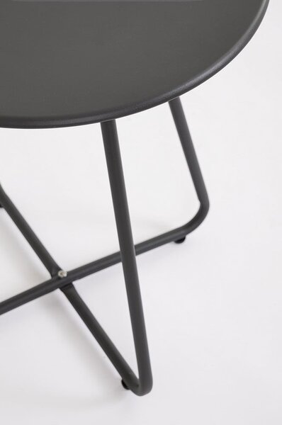 Tavolino da giardino rotondo in acciaio ø 45 cm Jable – Bizzotto