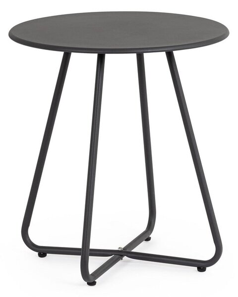 Tavolino da giardino rotondo in acciaio ø 45 cm Jable – Bizzotto