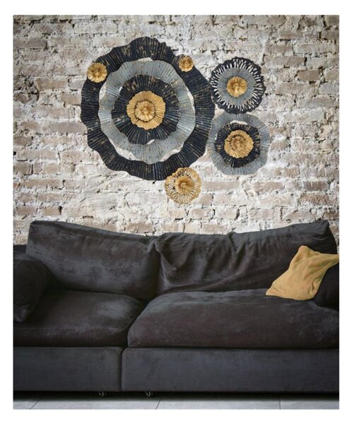 Pannello astratto in metallo OTOS, 3D sono il nuovo trend Dimensioni 100x2,5x h 90 cm forme La natura incontra l'arte per decorare le tue pareti