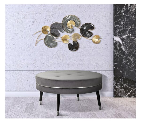 Pannello in metallo dal design che richiama la natura WEB -B, in 3D sono il nuovo trend Dimensioni 105x4x h 56 cm per decorare le tue pareti