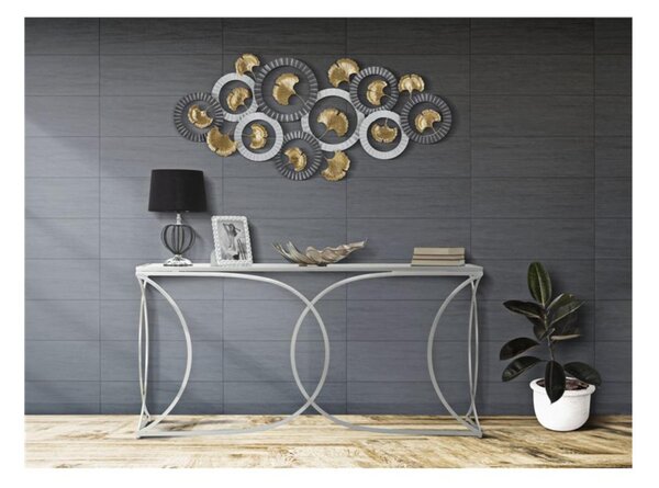 Pannello in metallo dal design regolare che richiama la natura ARTY -B-, in 3D sono il nuovo trend Dimensioni 126x5x h 58 cm per decorare le tue pareti