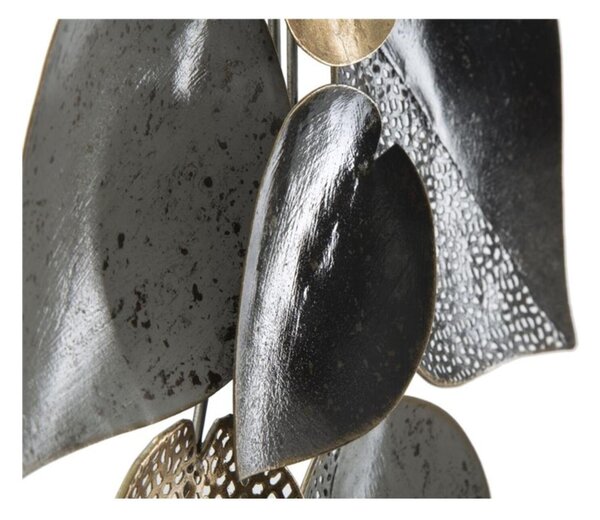 Pannello in metallo con foglie HALF LEAF -B, 3D sono il nuovo trend Dimensioni 118x3x h 52 cm forme La natura incontra l'arte per decorare le tue pareti