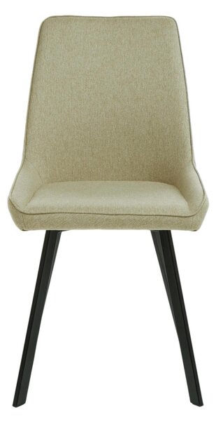 Sedia Seduta e schienale in microfibra MOD. FOX dimensioni 48x60x h 87 cm - peso 6 kg Gambe e struttura in metallo colore Beige