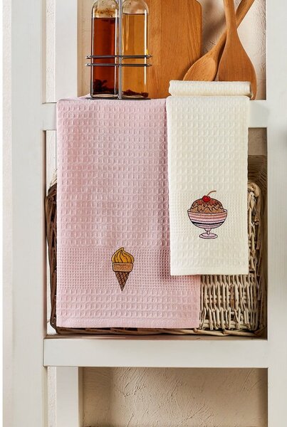 Set di strofinacci in cotone 6 pz 40x60 cm Ice Cream – Foutastic