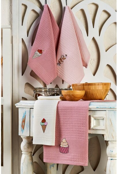 Set di strofinacci in cotone 6 pz 40x60 cm Ice Cream – Foutastic