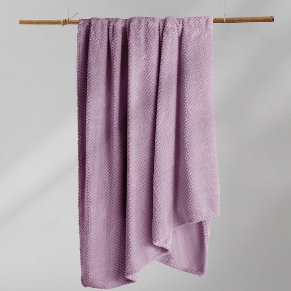 Coperta in microfibra viola lilla , 70 x 150 cm Henry - DecoKing