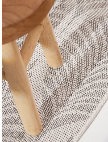 Passatoia da interno ed esterno grigia/avorio 80x250 cm Duet Liora – NORTHRUGS
