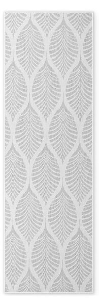 Passatoia da interno ed esterno grigia/avorio 80x250 cm Duet Liora – NORTHRUGS
